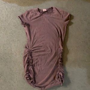 Victoria Secret Pink Ruched Side Short Sleeve Dress XLarge